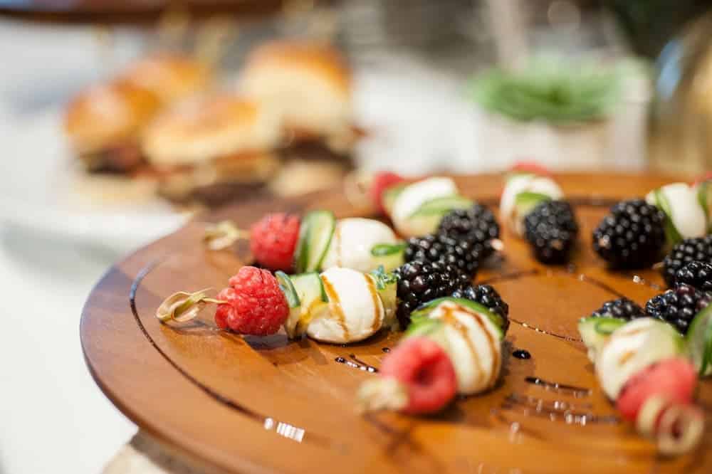 Butler-Passed Hors d'Oeuvres Wedding Cocktail Hour sterling catering (1)